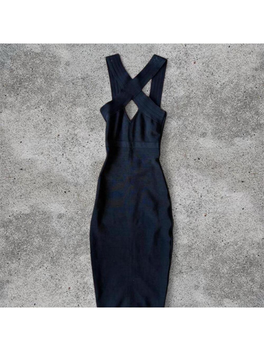 Marciano by Guess vintage black bandage dress